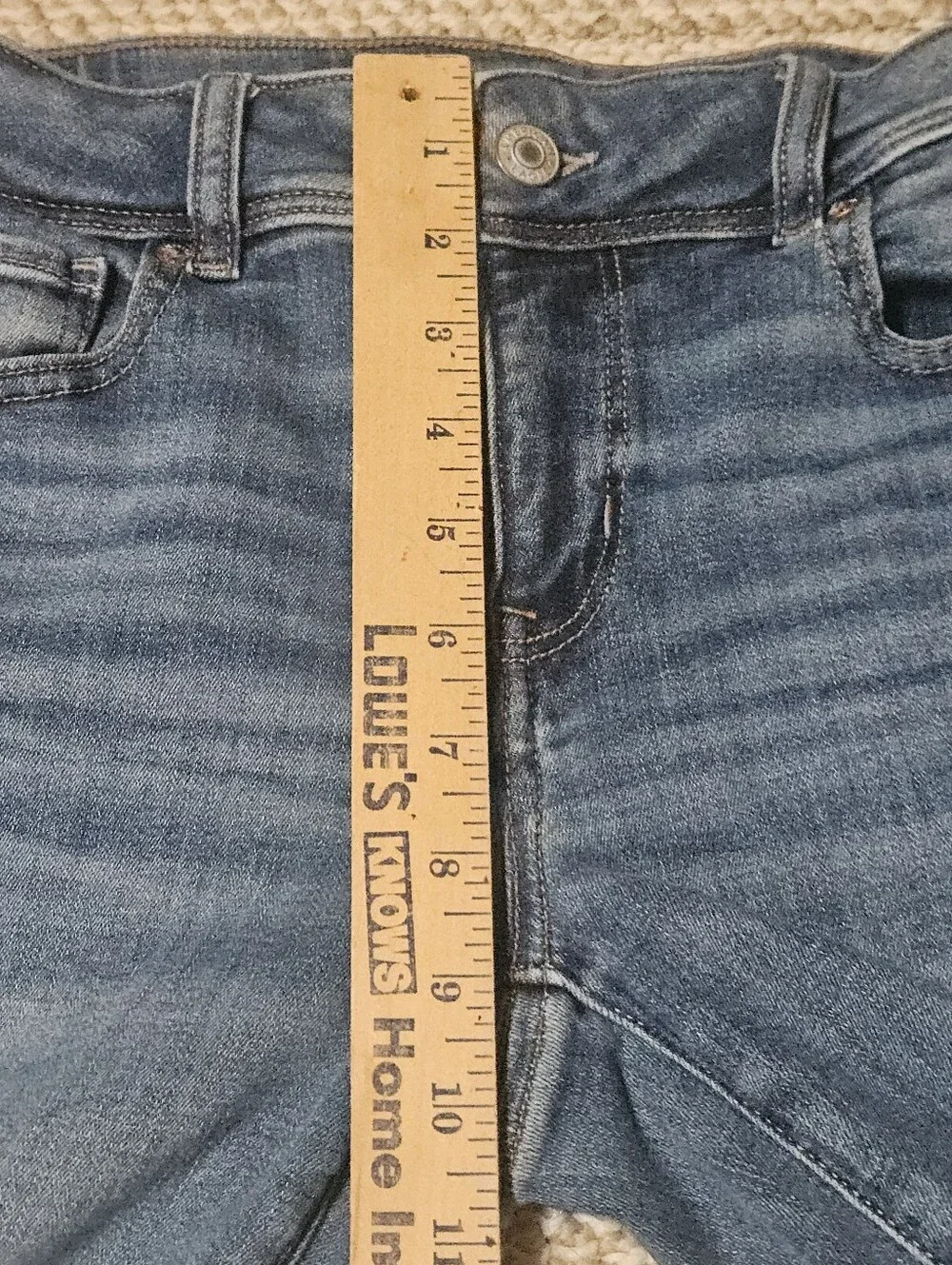 American Eagle Kick Boot Bootcut Jeans Mid Rise Medium Blue Wash Flare AE 4